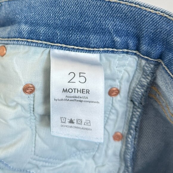 MOTHER The Tomcat Ankle Fray in Wash Kitty Corner Size US 25 - Picture 10 of 14